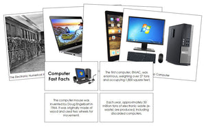 Computer Fast Facts and Pictures by Montessori Print Shop