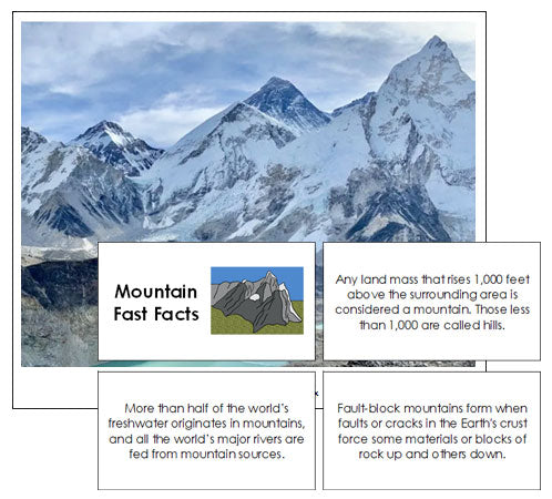 Mountain Fast Facts & Pictures - Montessori Print Shop