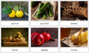 Phonetic Food Alphabet Cards - by Montessori Print Shop