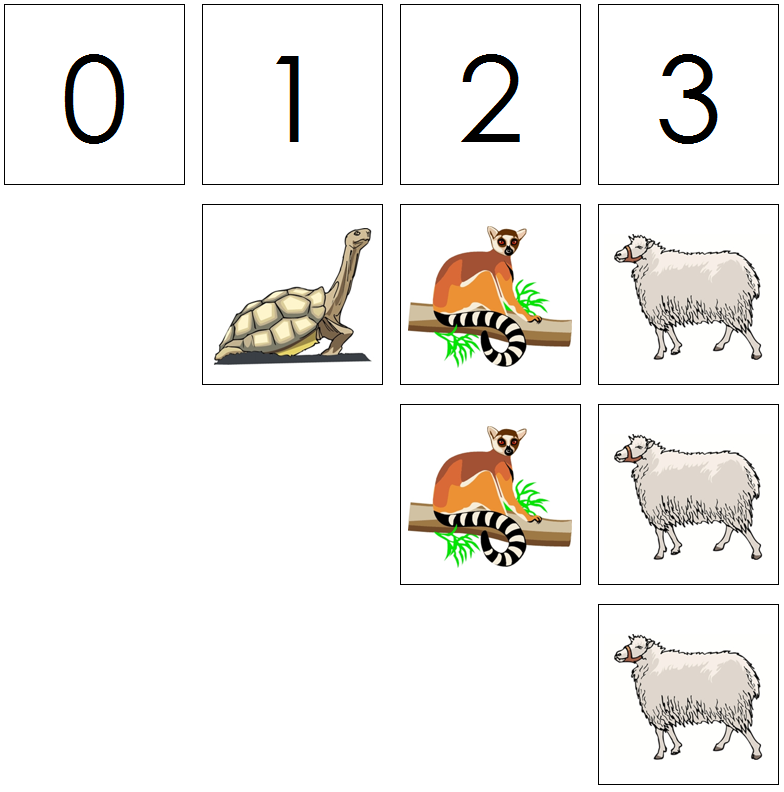 animal numbers & counters - Montessori Print Shop