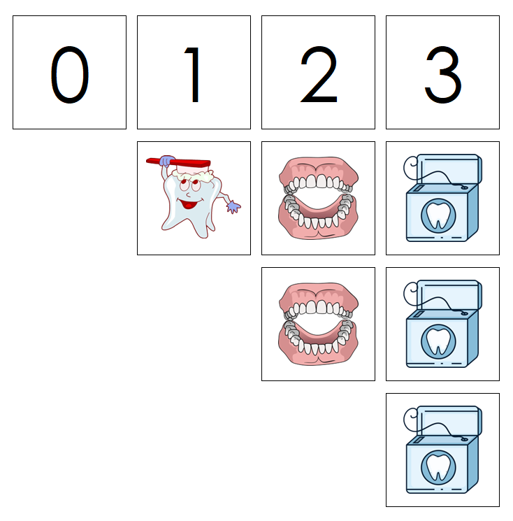 Numbers & Dental Counters - Montessori Print Shop preschool math