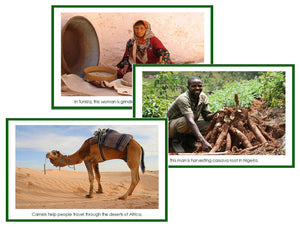 Continent Cards of Africa - Montessori Print Shop Continent Studies