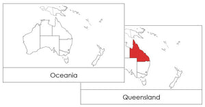 Australia/Oceania Flashcards - Montessori Print Shop