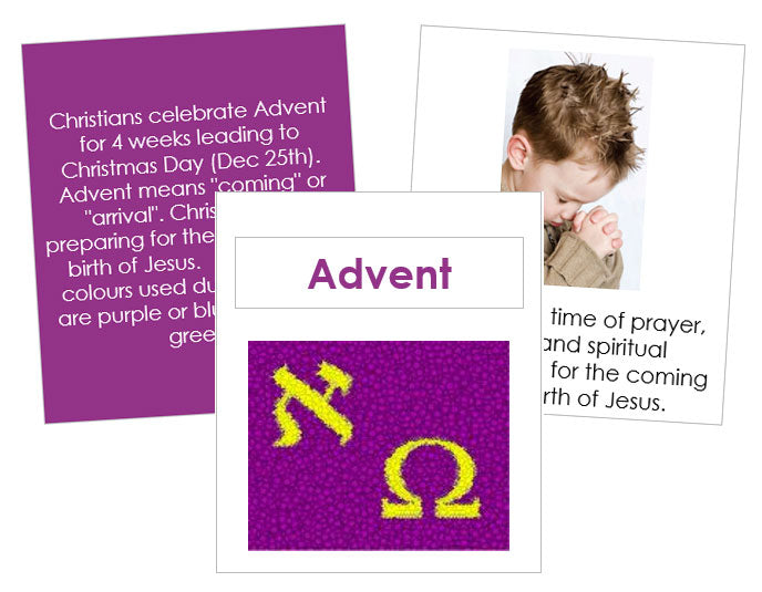 Advent Cards & Booklet - Montessori Print Shop