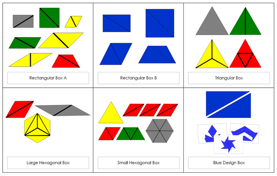 Montessori Constructive Triangles Bundle - Montessori Print Shop