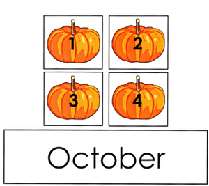 October Calendar Tags