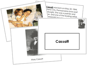 Mary Cassatt Art Book - montessori art book