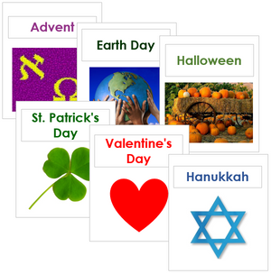 Holidays & Celebrations Bundle - montessori cultural cards