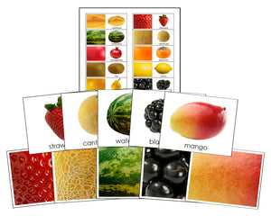Fruit: Part To Whole - Montessori Print Shop preschool activity