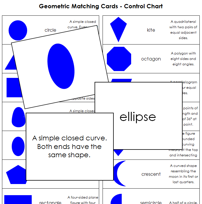 Primary Geometry Bundle - Montessori Print Shop