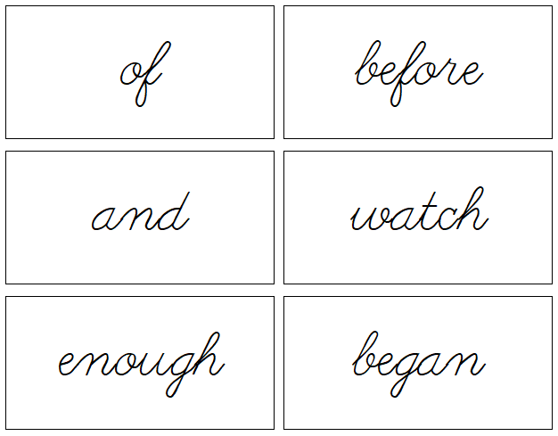 Word Language In Cursive Cursive Word Examples