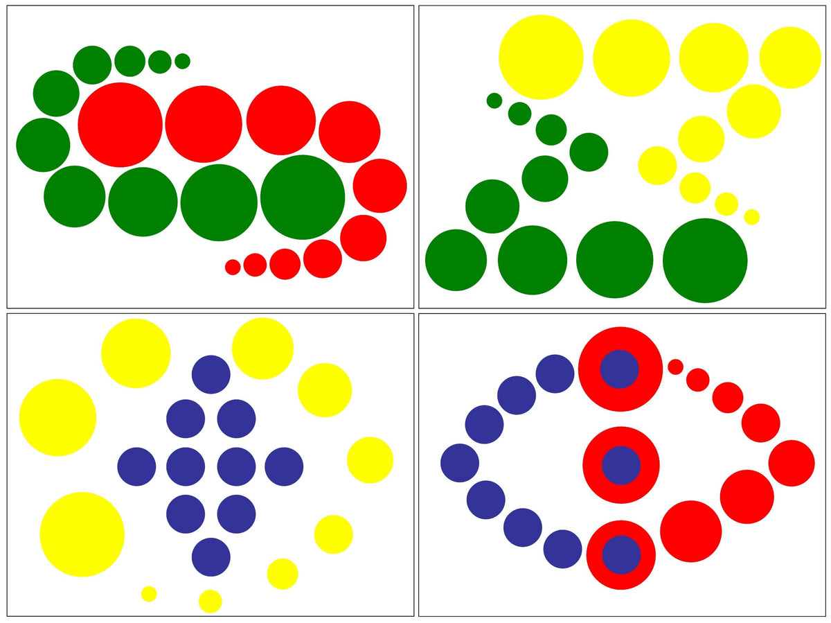 Knobless Cylinder Pattern Cards - Montessori Print Shop
