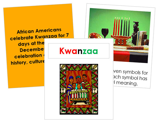 Kwanzaa Cards & Booklet - Montessori Print Shop