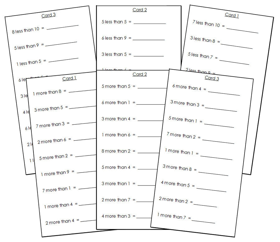 More Than Less Than Cards - Free Montessori Printable - Montessori ...
