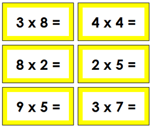 Montessori Multiplication Equation Slips - Montessori Print Shop