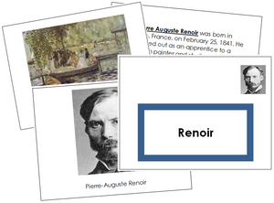 Pierre-Auguste Renoir Art Book - montessori art materials