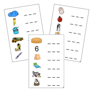 Step 1: Spelling Cards - CURSIVE - Montessori Print Shop phonics lesson