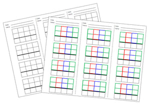 Montessori Stamp Game Paper - Montessori Print Shop printable math materials