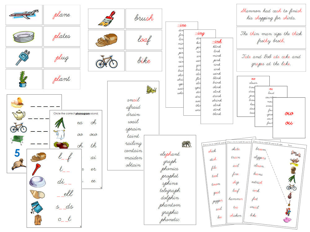 Step 3 Language Series Bundle - CURSIVE - Montessori Print Shop Language Program