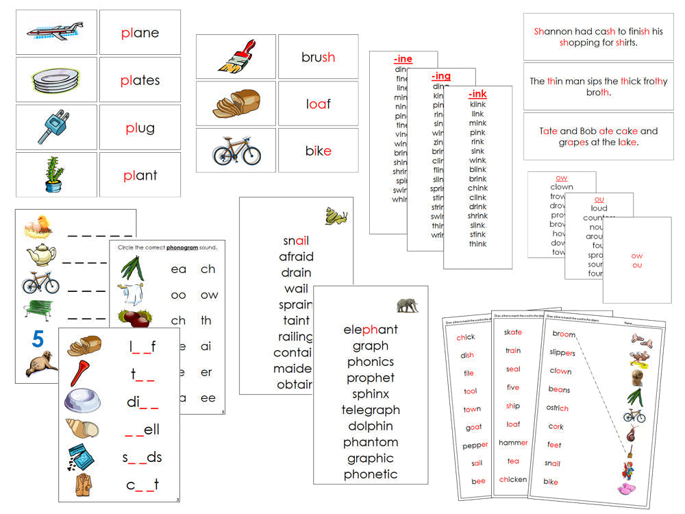 Montessori Step 3 Language Series Bundle - Montessori Print Shop language program