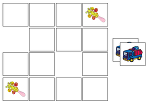 Toys Match-Up & Memory Game - Montessori Print Shop preschool activity