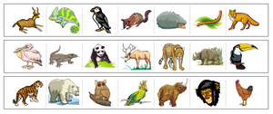Zoo Animals Cutting Work - Montessori Print Shop preschool scissors activity