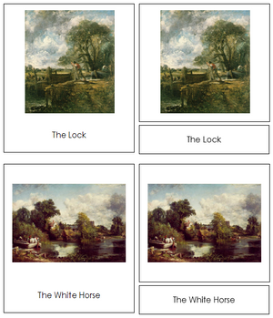 John Constable Art Cards - Montessori Print Shop