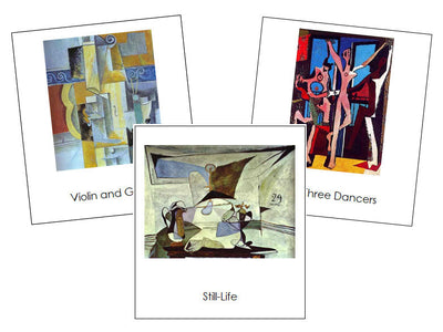 Pablo Picasso Art Cards - Montessori Print Shop
